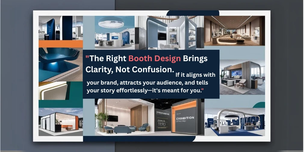 The right booth design brings clarity, not confusion