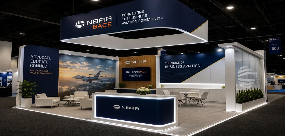 NBAA_Booth_Builder Suprano Displays